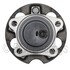 WE61277 by NTN - Wheel Bearing and Hub Assembly - Steel, Natural, with Wheel Studs