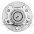 WE61303 by NTN - Wheel Bearing and Hub Assembly - Steel, Natural, with Wheel Studs