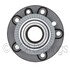 WE61306 by NTN - Wheel Bearing and Hub Assembly - Steel, Natural, without Wheel Studs