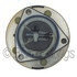 WE61335 by NTN - Wheel Bearing and Hub Assembly - Steel, Natural, with Wheel Studs