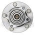 WE61315 by NTN - Wheel Bearing and Hub Assembly - Steel, Natural, with Wheel Studs