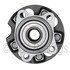 WE61346 by NTN - Wheel Bearing and Hub Assembly - Steel, Natural, with Wheel Studs