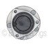 WE61344 by NTN - Wheel Bearing and Hub Assembly - Steel, Natural, with Wheel Studs