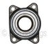 WE61382 by NTN - Wheel Bearing and Hub Assembly - Steel, Natural, without Wheel Studs