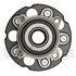 WE61383 by NTN - Wheel Bearing and Hub Assembly - Steel, Natural, with Wheel Studs