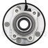 WE61365 by NTN - Wheel Bearing and Hub Assembly - Steel, Natural, with Wheel Studs