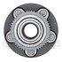 WE61369 by NTN - Wheel Bearing and Hub Assembly - Steel, Natural, with Wheel Studs