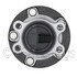 WE61387 by NTN - Wheel Bearing and Hub Assembly - Steel, Natural, with Wheel Studs