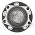 WE61438 by NTN - Wheel Bearing and Hub Assembly - Steel, Natural, without Wheel Studs