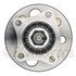 WE61453 by NTN - Wheel Bearing and Hub Assembly - Steel, Natural, with Wheel Studs