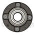 WE61454 by NTN - Wheel Bearing and Hub Assembly - Steel, Natural, with Wheel Studs