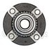 WE61455 by NTN - Wheel Bearing and Hub Assembly - Steel, Natural, with Wheel Studs