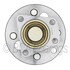 WE61449 by NTN - Wheel Bearing and Hub Assembly - Steel, Natural, with Wheel Studs