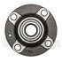 WE61466 by NTN - Wheel Bearing and Hub Assembly - Steel, Natural, with Wheel Studs