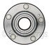 WE61458 by NTN - Wheel Bearing and Hub Assembly - Steel, Natural, with Wheel Studs