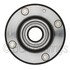 WE61459 by NTN - Wheel Bearing and Hub Assembly - Steel, Natural, with Wheel Studs