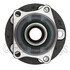 WE61479 by NTN - Wheel Bearing and Hub Assembly - Steel, Natural, without Wheel Studs