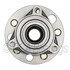 WE61498 by NTN - Wheel Bearing and Hub Assembly - Steel, Natural, with Wheel Studs