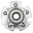 WE61489 by NTN - Wheel Bearing and Hub Assembly - Steel, Natural, with Wheel Studs