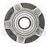 WE61513 by NTN - Wheel Bearing and Hub Assembly - Steel, Natural, with Wheel Studs