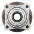 WE61517 by NTN - Wheel Bearing and Hub Assembly - Steel, Natural, with Wheel Studs