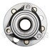 WE61502 by NTN - Wheel Bearing and Hub Assembly - Steel, Natural, with Wheel Studs