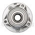 WE61521 by NTN - Wheel Bearing and Hub Assembly - Steel, Natural, with Wheel Studs