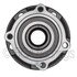 WE61545 by NTN - Wheel Bearing and Hub Assembly - Steel, Natural, without Wheel Studs