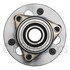 WE61549 by NTN - Wheel Bearing and Hub Assembly - Steel, Natural, with Wheel Studs