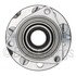 WE61541 by NTN - Wheel Bearing and Hub Assembly - Steel, Natural, with Wheel Studs