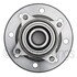 WE61561 by NTN - Wheel Bearing and Hub Assembly - Steel, Natural, with Wheel Studs