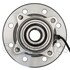 WE61555 by NTN - Wheel Bearing and Hub Assembly - Steel, Natural, with Wheel Studs