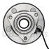 WE61567 by NTN - Wheel Bearing and Hub Assembly - Steel, Natural, with Wheel Studs