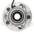 WE61587 by NTN - Wheel Bearing and Hub Assembly - Steel, Natural, with Wheel Studs