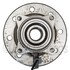 WE61591 by NTN - Wheel Bearing and Hub Assembly - Steel, Natural, with Wheel Studs