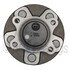 WE61632 by NTN - Wheel Bearing and Hub Assembly - Steel, Natural, with Wheel Studs