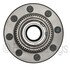 WE61640 by NTN - Wheel Bearing and Hub Assembly - Steel, Natural, with Wheel Studs