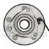 WE61654 by NTN - Wheel Bearing and Hub Assembly - Steel, Natural, with Wheel Studs