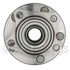 WE61649 by NTN - Wheel Bearing and Hub Assembly - Steel, Natural, with Wheel Studs