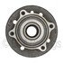 WE61653 by NTN - Wheel Bearing and Hub Assembly - Steel, Natural, without Wheel Studs