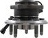 WE60837 by NTN - Wheel Bearing and Hub Assembly - Steel, Natural, with Wheel Studs