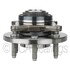 WE61038 by NTN - Wheel Bearing and Hub Assembly - Steel, Natural, with Wheel Studs