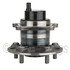 WE61057 by NTN - Wheel Bearing and Hub Assembly - Steel, Natural, with Wheel Studs