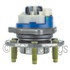 WE61042 by NTN - Wheel Bearing and Hub Assembly - Steel, Natural, with Wheel Studs