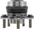 WE61444 by NTN - Wheel Bearing and Hub Assembly - Steel, Natural, with Wheel Studs