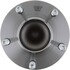 WE61801 by NTN - Wheel Bearing and Hub Assembly - Steel, Natural, with Wheel Studs