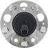 WE61818 by NTN - Wheel Bearing and Hub Assembly - Steel, Natural, with Wheel Studs