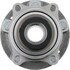 WE61821 by NTN - Wheel Bearing and Hub Assembly - Steel, Natural, with Wheel Studs