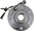 WE61845 by NTN - Wheel Bearing and Hub Assembly - Steel, Natural, with Wheel Studs