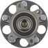 WE61859 by NTN - Wheel Bearing and Hub Assembly - Steel, Natural, without Wheel Studs